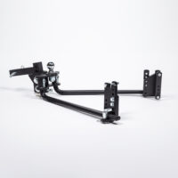 Blue Ox Round Bar Weight Distribution Hitch, 6,000 lb Capacity, Black