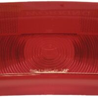 Peterson Red Trailer Light Lens, Snap-On