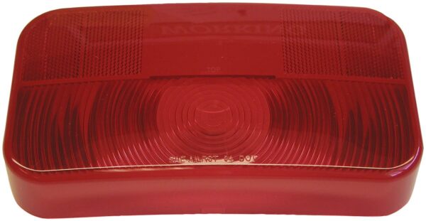 Peterson Red Trailer Light Lens, Snap-On