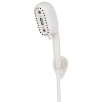 Oxygenics Voyage RV Shower Head, White, Hand-Held, Plastic, 4-Setting, 72-Inch Hose