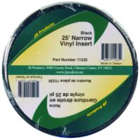 JR Products Trim Insert 3/4 Inch by 25 Feet, Black