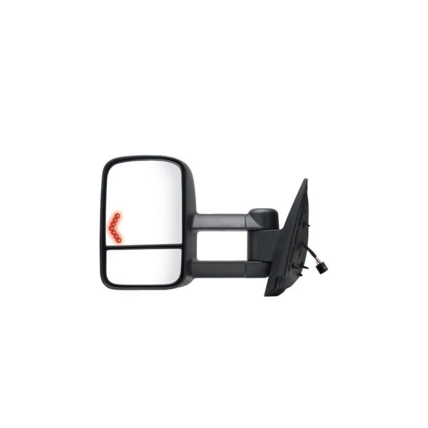 K-Source Power Towing Mirror with Turn Signal, 22.5 Inch Extended, Heated