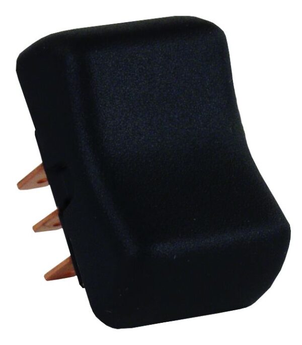 JR Products DPDT Rocker Switch, Black
