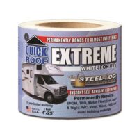 CoFair Quick Roof Repair Tape White 4 Inch x 25 Feet