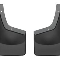 WeatherTech Custom-Fit Mud Flaps, Black Matte, Set of 2
