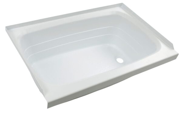 Lippert Better Bath Rectangular Bathtub, 36" x 24", Right Drain, White
