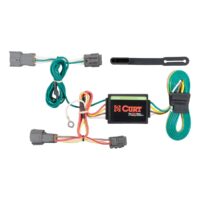 CURT Custom Trailer Wiring Connector, 4-Way Flat, Black