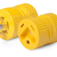 Marinco Power Adapter Plug, 14-20P to 5-30R, Yellow