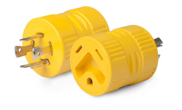 Marinco Power Adapter Plug, 14-20P to 5-30R, Yellow