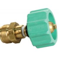 JR Products Propane Quick Connect Tailpiece, 200,000 BTU, Green