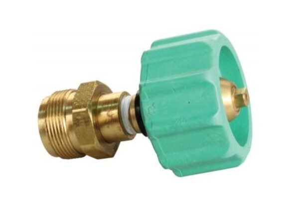 JR Products Propane Quick Connect Tailpiece, 200,000 BTU, Green