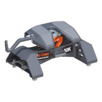 CURT Power Ride 30,000 lb Fifth Wheel Hitch, Gray Powder Coated