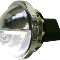 Peterson LED License Plate Light, White, Chrome