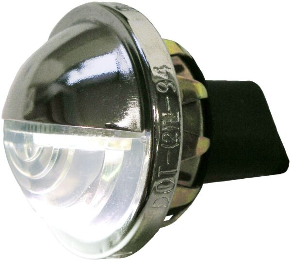 Peterson LED License Plate Light, White, Chrome