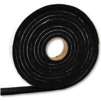 AP Products Weather Stripping, Black, 3/8 Inch × 3/4 Inch, 50 Feet
