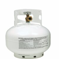 Manchester Tank Portable Propane Cylinder, 11 lb Capacity, White