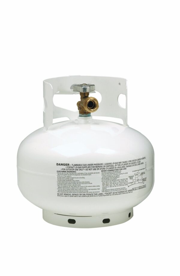 Manchester Tank Portable Propane Cylinder, 11 lb Capacity, White