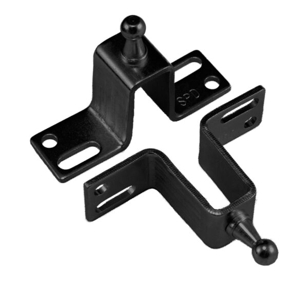 JR Products Hat-Shape Lift Support Bracket, 10mm Stud, Set of 2