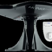 KING Jack Roof-Mount Broadcast TV Antenna, 8-15/16 Inch, Black