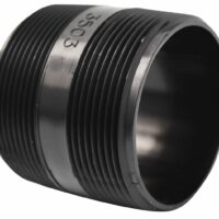 Valterra 3 Inch x 3 Inch Sewer Nipple, Black