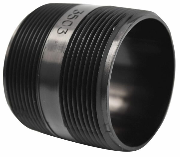 Valterra 3 Inch x 3 Inch Sewer Nipple, Black