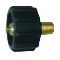JR Products Propane Quick Connect Tailpiece, 100,000 BTU, Black