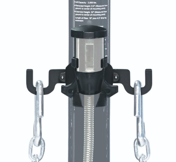Stromberg Carlson Safety Chain Holder, Black, 2-2.25 Inch Tubes