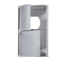 RV Designer Weatherproof Dual Receptacle, Gray