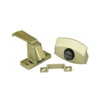 JR Products Gold Brass Entry Door Handle, Non-Locking