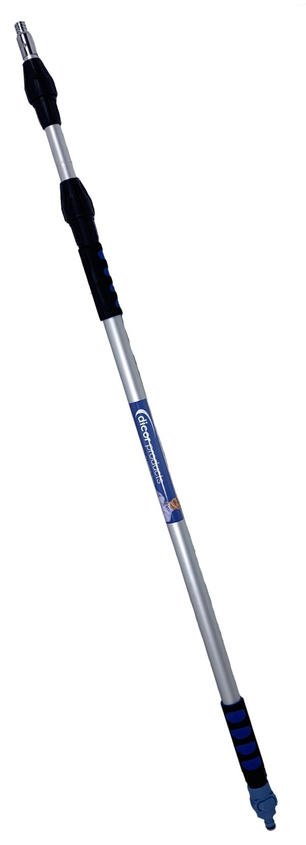 Dicor RV Telescoping Extension Handle, 9 Feet, Silver