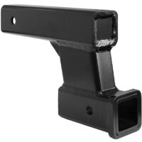 Roadmaster Receiver Adapter, 2-1/2 to 2 Inch, Black