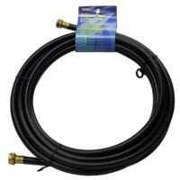 Valterra Heated Fresh Water Hose 25 ft, 1/2 Inch, 195 PSI, Black