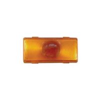Creative Products Rectangular Porch Light Lens, Amber, Snap-On