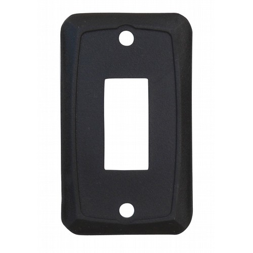 Valterra Single Opening Switch Plate Cover, Matte Black Plastic