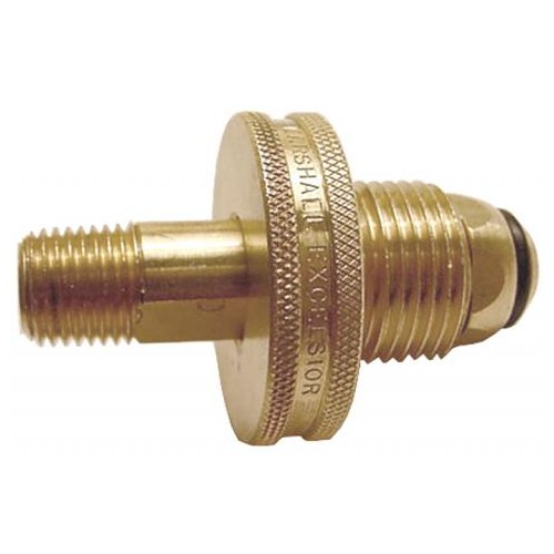 Marshall Excelsior Propane Adapter, Male POL to 1/4 Inch Male Straight