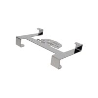 Camco Over-The-Door Towel Rack, 8-1/2 x 4-5/8 Inch, Stainless Steel, Silver