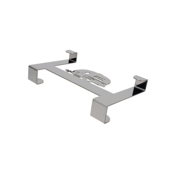 Camco Over-The-Door Towel Rack, 8-1/2 x 4-5/8 Inch, Stainless Steel, Silver