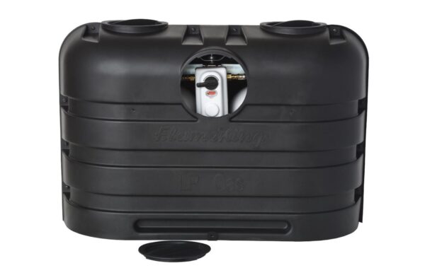 Flame King Dual 20-Pound Propane Tank Cover, Black