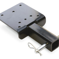 WARN DC Series Receiver Hitch Mount, Black Steel, with Carrier