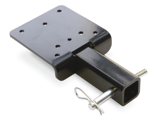 WARN DC Series Receiver Hitch Mount, Black Steel, with Carrier