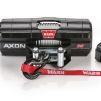 WARN AXON 3500 lb ATV/UTV Winch, 50 ft Steel Rope, Digital Control