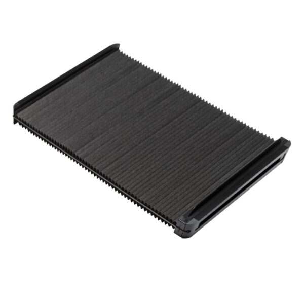 Lippert Thin Shade Eco Cell Window Shade, 11 7/8 in x 21 1/2 in, Black