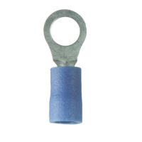 WirthCo #10 Ring Terminal, 16–14 Gauge, Blue, Pack of 100