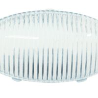 Valterra Oval Porch Light Lens, Clear Acrylic, Snap-On