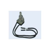 Valterra Push Button On/Off Switch, 3 Amp, Black/Silver with Wire Lead