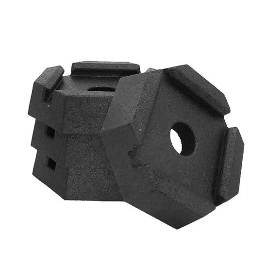 SnapPad Mini Square 5 Leveling Jack Foot Pad, 8.15 Inch Diameter, Set of 4