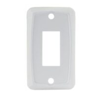 JR Products Type B Faceplate, Single Opening, White, 5-Pack