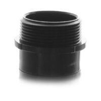 LaSalle Bristol Trap Adapter, 1-1/2 Inch Male Spigot x Male Thread, Black
