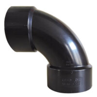 Valterra 3 Inch 90 Degree Street Elbow, Black