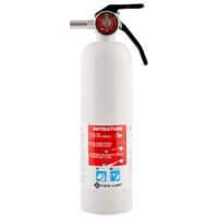 BRK First Alert Fire Extinguisher, 2 Pound, UL Rated 5-B:C, White